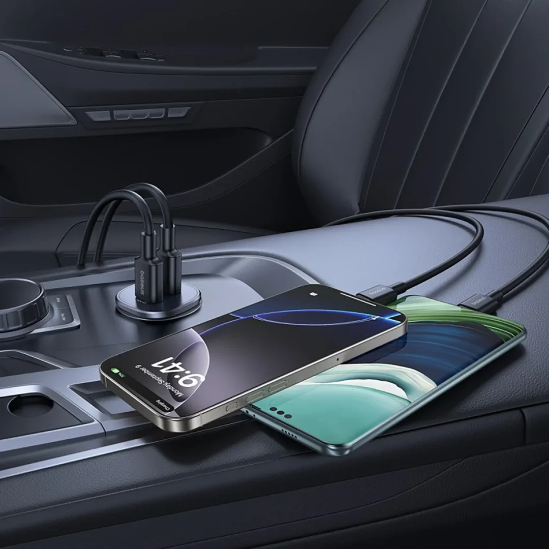 Ładowarka samochodowa Baseus GoTrip 2 x USB-C 30W - czarna (L) - 8