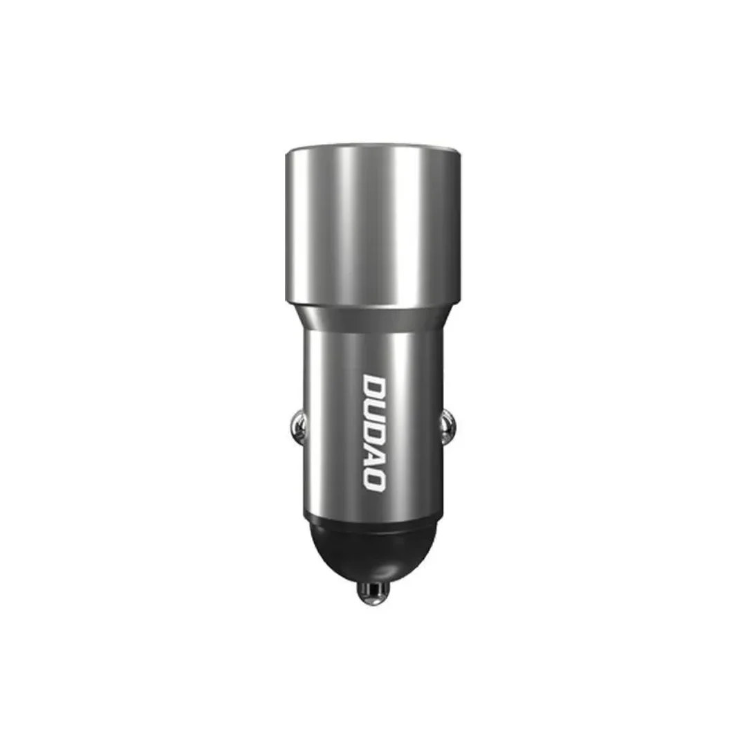 Ładowarka samochodowa Dudao USB / USB Typ C Power Delivery Quick Charge 22,5 W szary (R4PQ) - 4