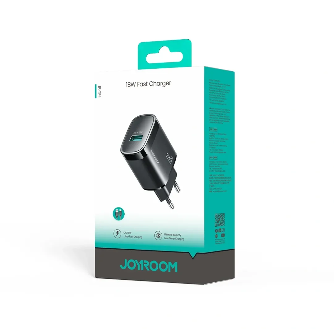 Ładowarka sieciowa Joyroom JR-TF4 18W - czarna - 2