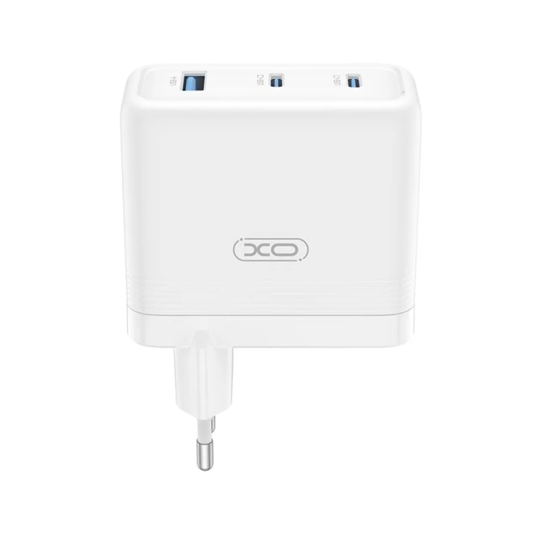 Ładowarka sieciowa XO CE35 PD 100W 2x USB-C 1x USB biała - 2