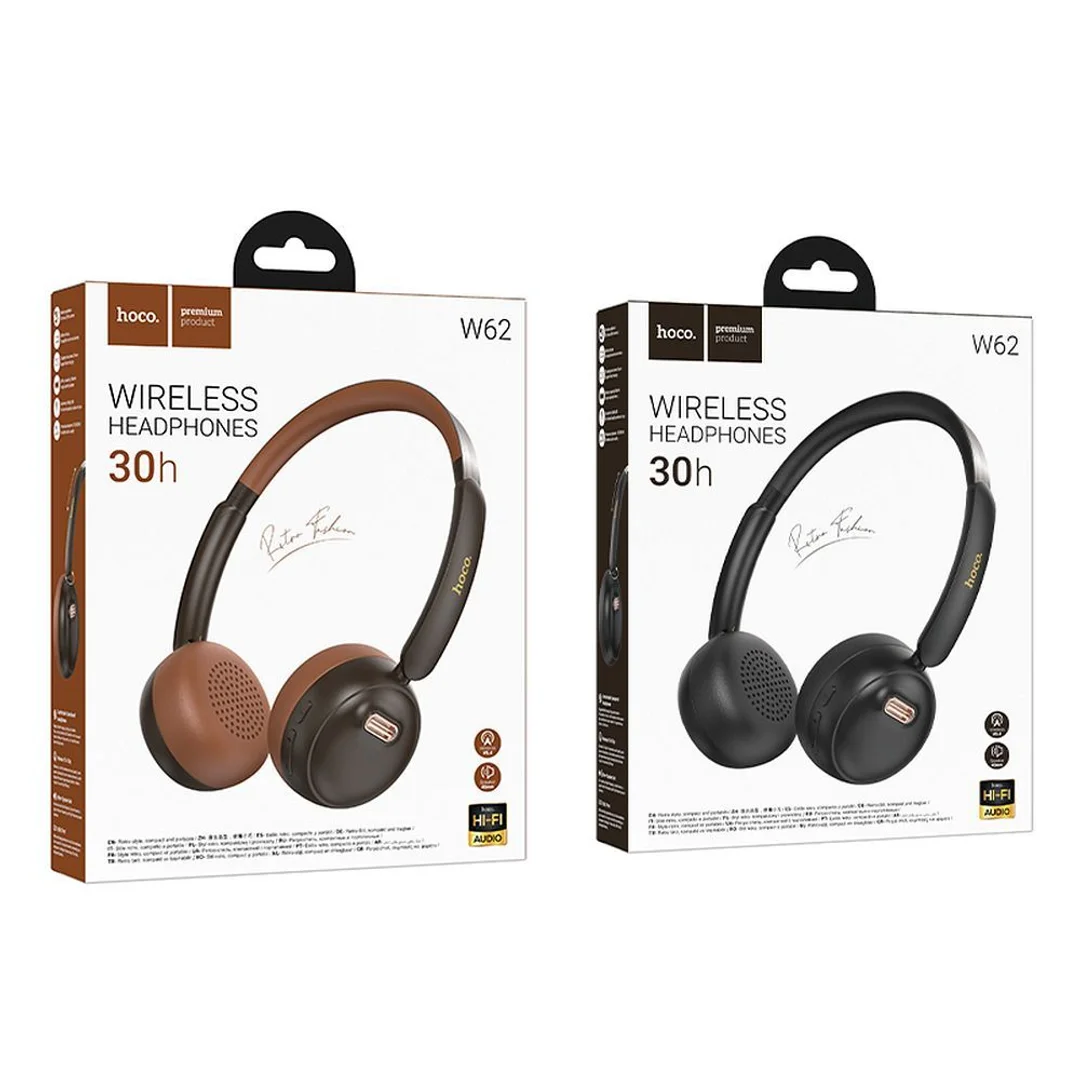 Słuchawki HOCO bluetooth nagłowne W62 brązowe - 6