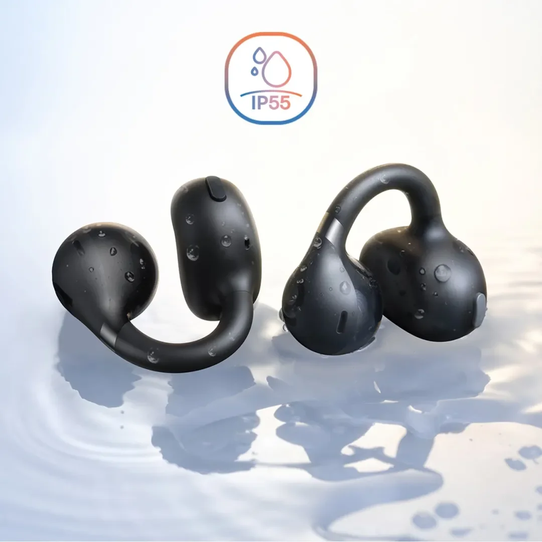 Słuchawki OWS Baseus Bass BC1 z klipsem - czarne (L) - 11