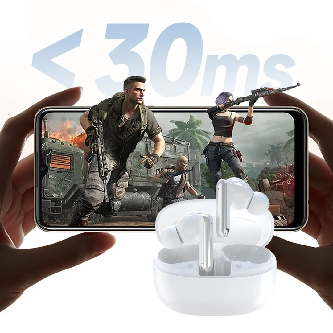 Słuchawki TWS Dudao U21 ANC ENC Bluetooth - białe - 2