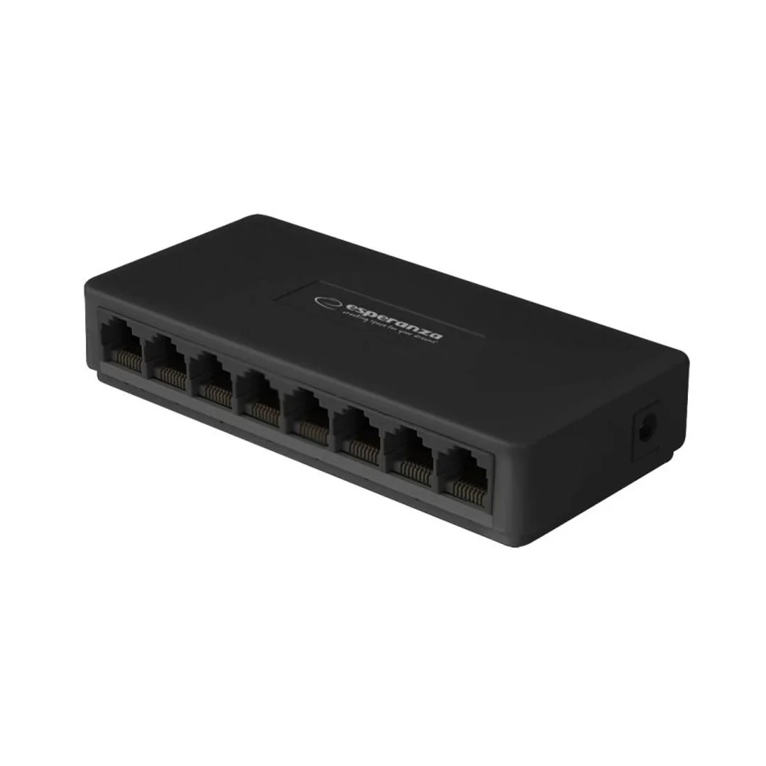 Switch Esperanza 8-PORTOWY 10/100 draco