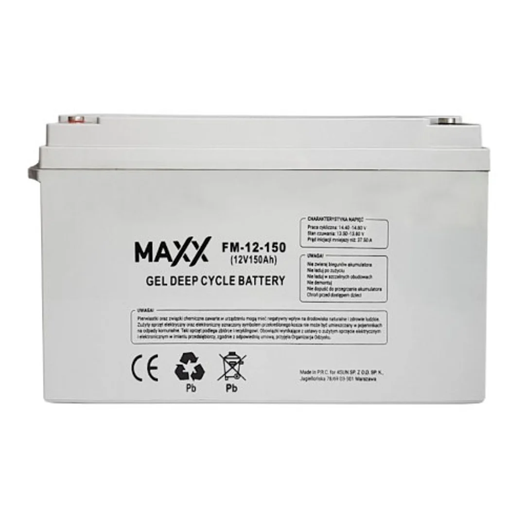 Akumulator żelowy Maxx 150Ah 12V