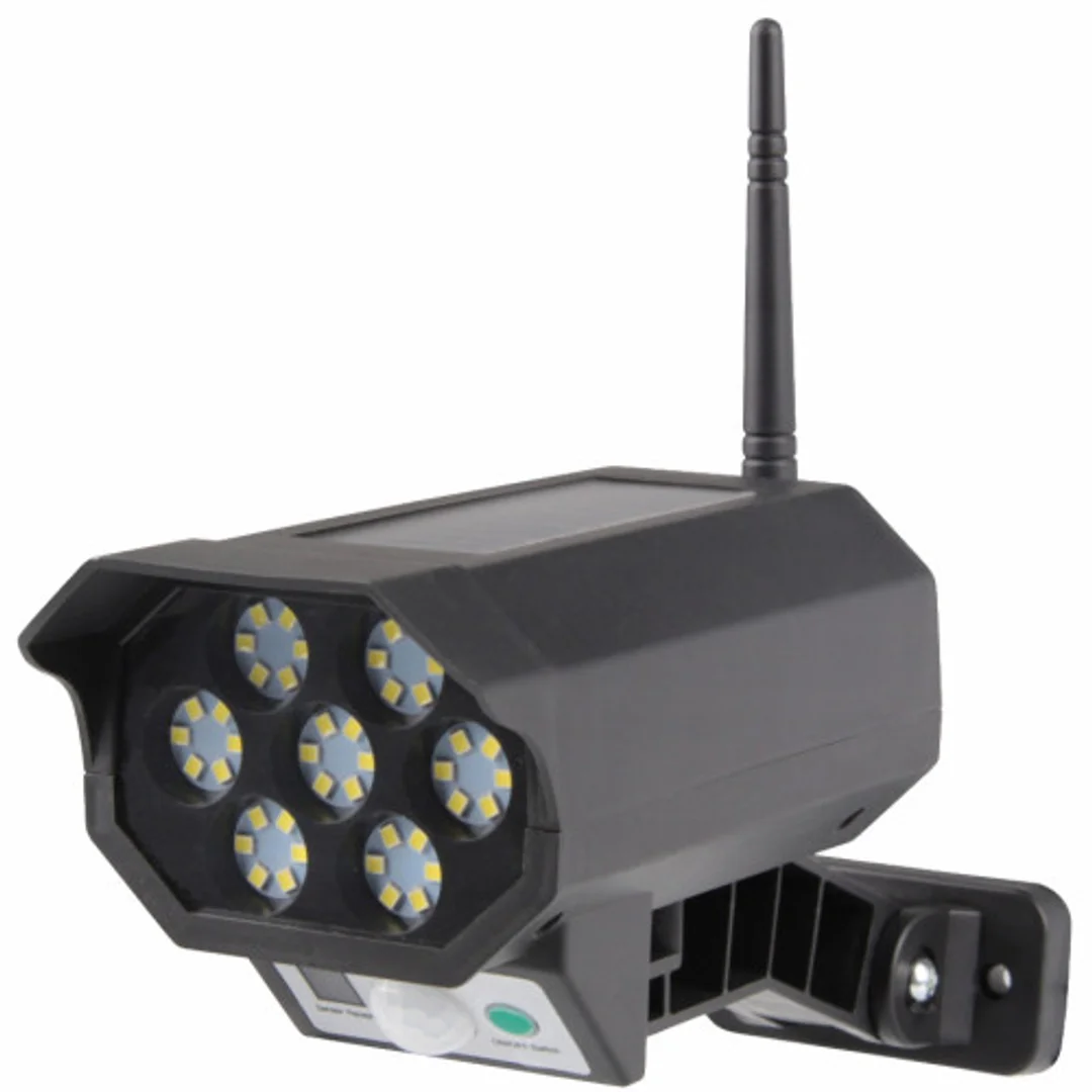 Lampa solarna, ogrodowa - atrapa kamery z czujnikiem ruchu