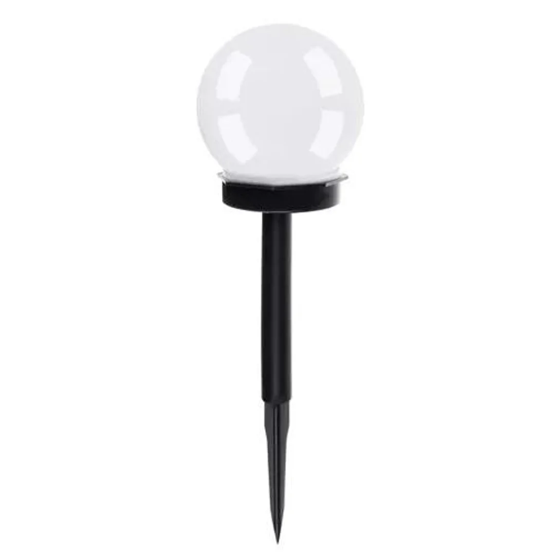 Lampy solarne ogrodowe kula LED zimna IP44