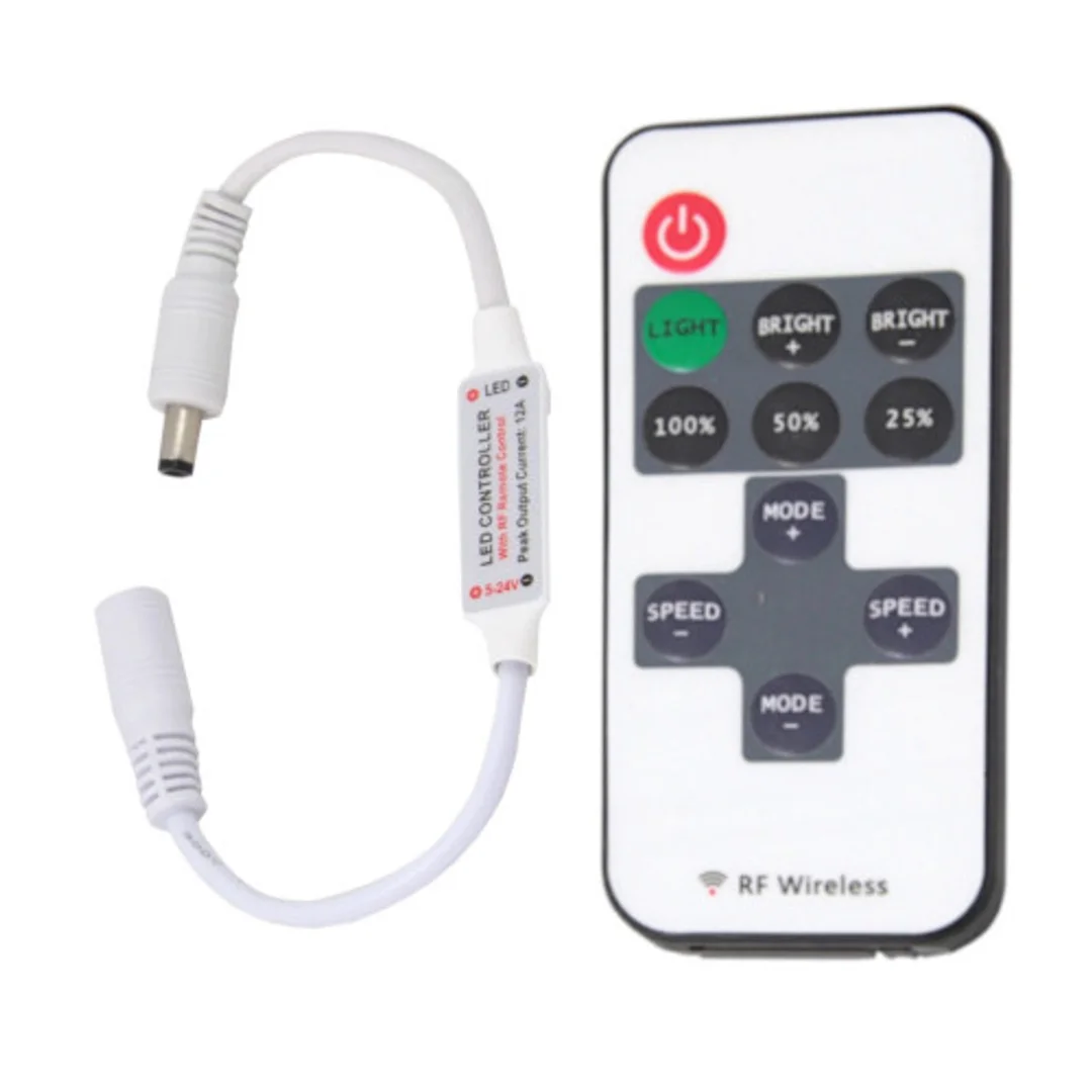 Pilot radiowy do taśm - ściemniacz LED 12V