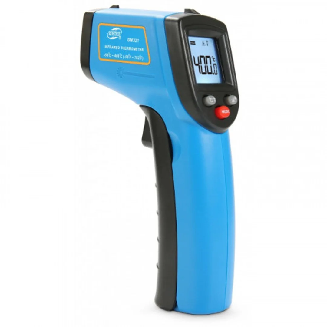 Pirometr laserowy Benetech GM321 -50 do 400°C z regulacją emisyjności