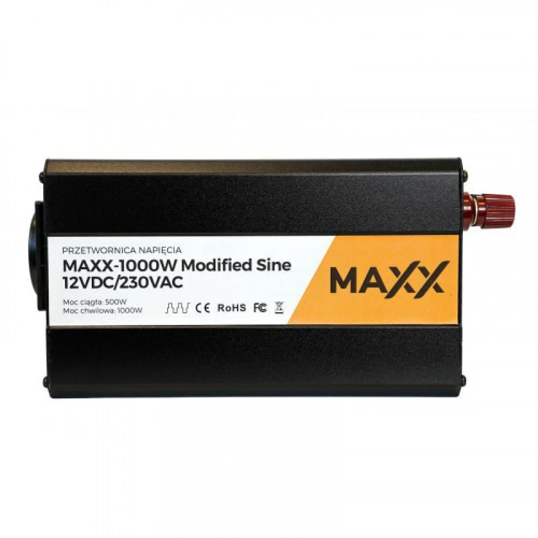 Przetwornica napięcia Maxx 12V/230V 1000W