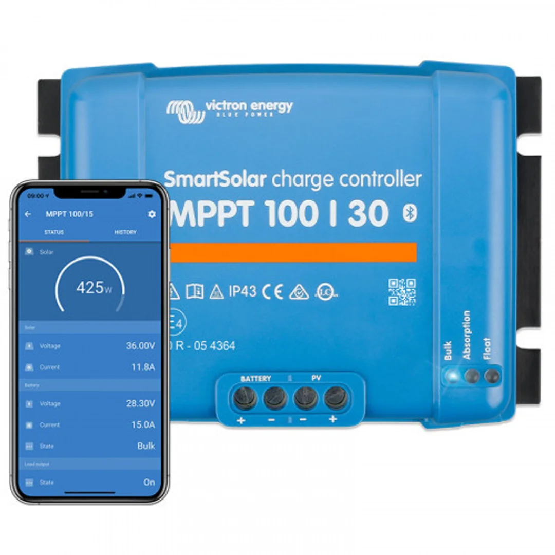 Regulator ładowania Victron Energy MPPT 12V/24V 30A BT