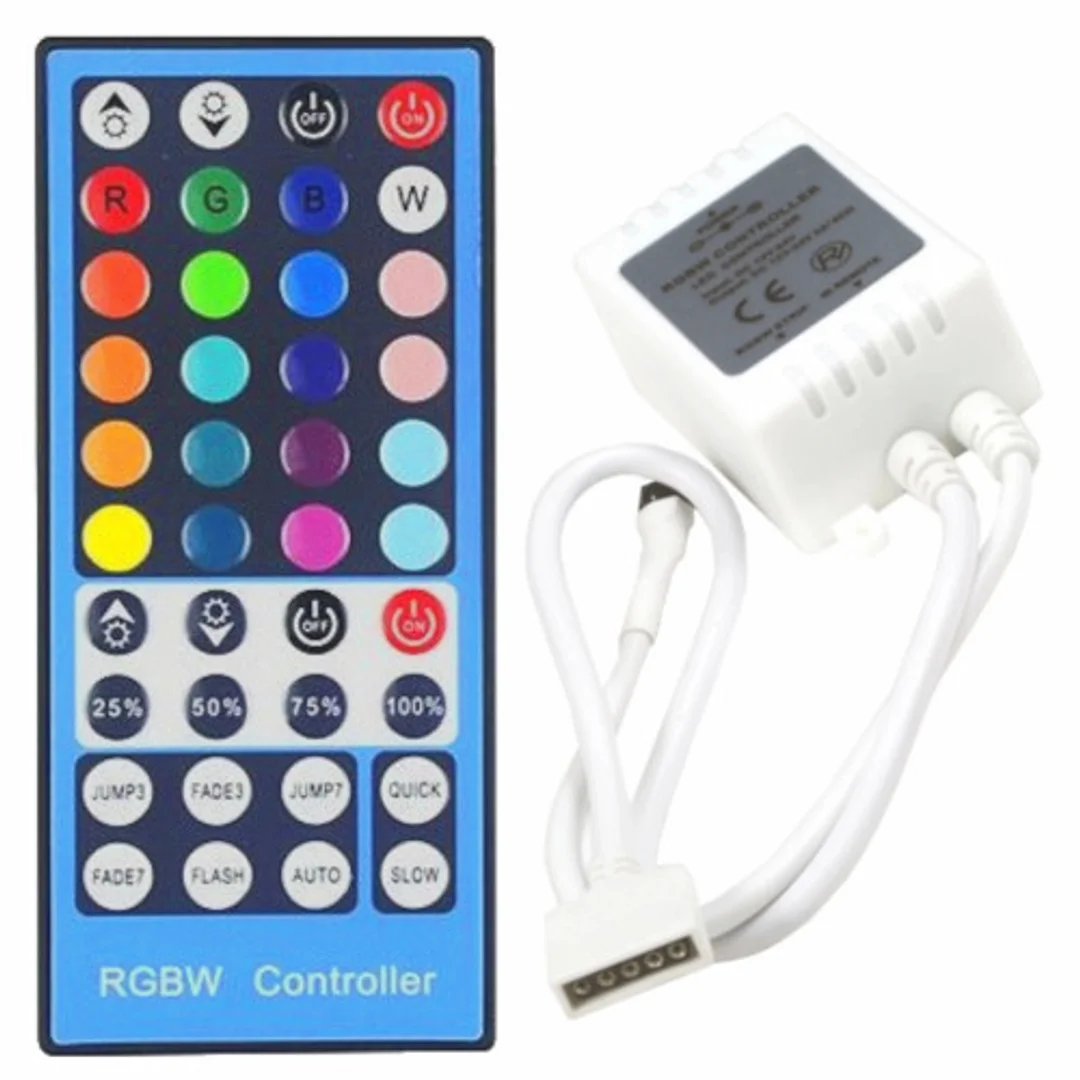Sterownik Kontroler RGBW PILOT do taśm LED IR 12V