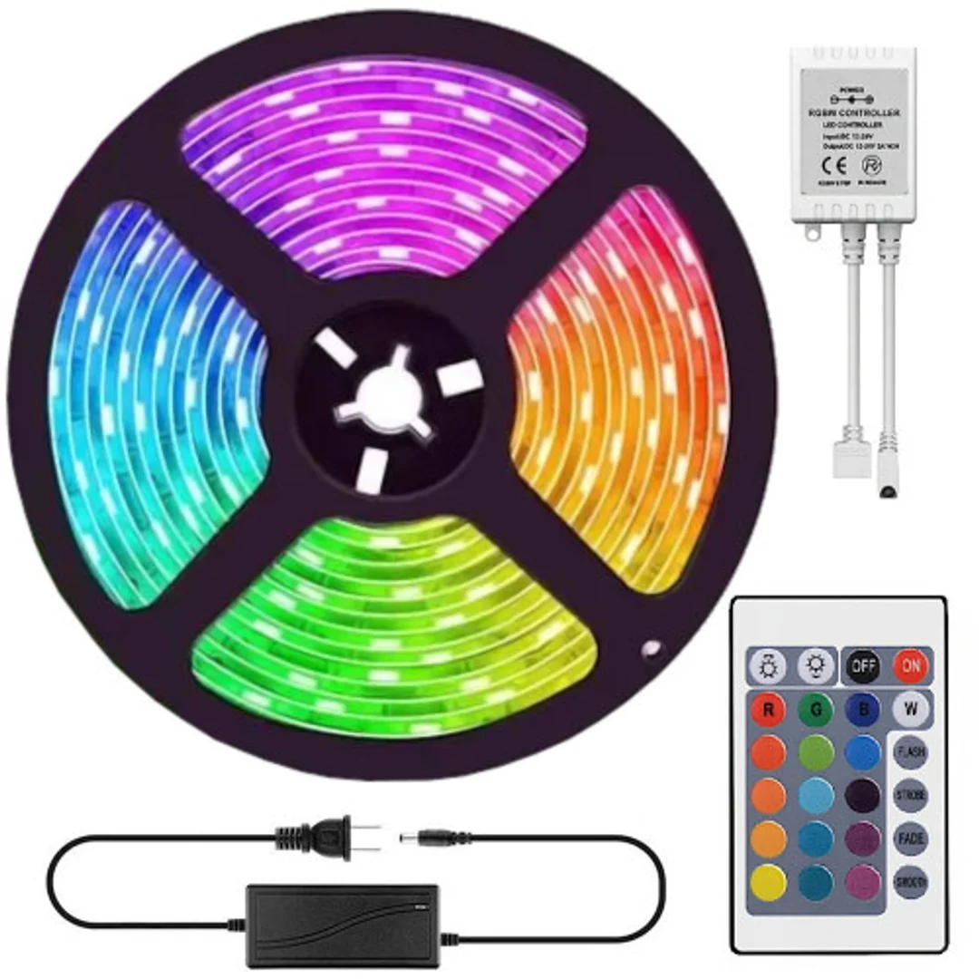 Taśma LED SMD 5050 RGB 5M IP65 Zasilacz Pilot 24 pin