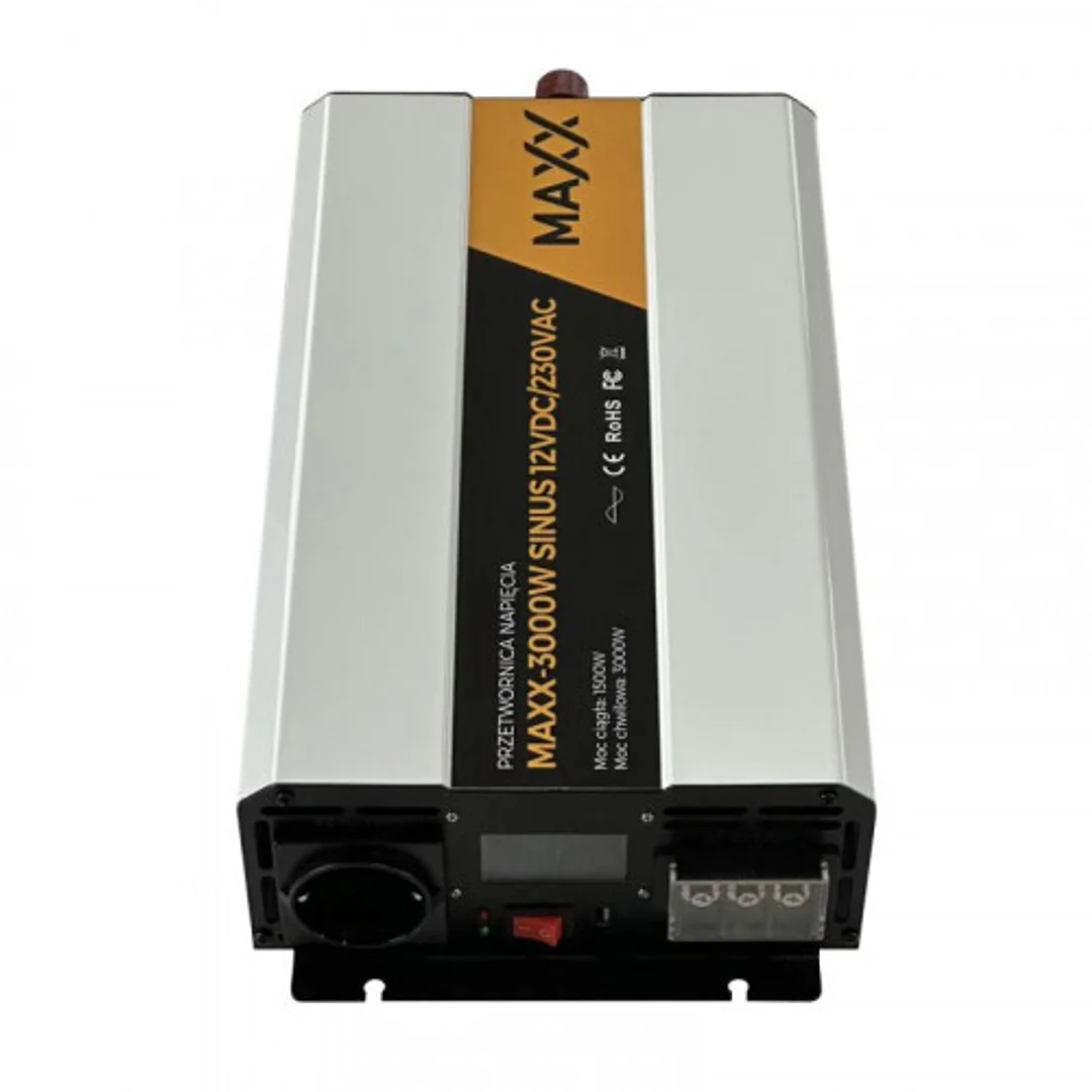 Przetwornica napięcia Maxx Sinus 12V 230V 1500W