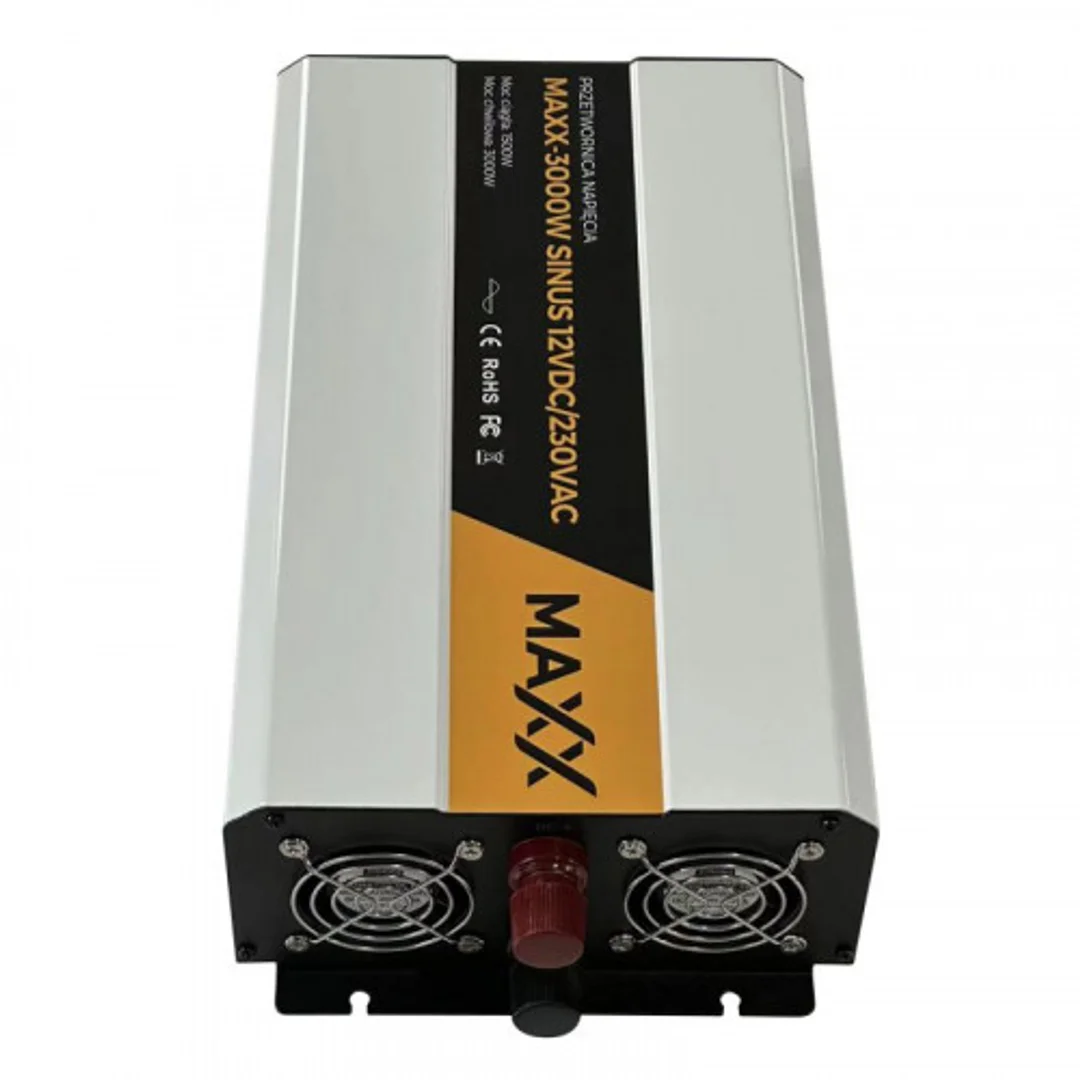 Przetwornica napięcia Maxx Sinus 12V 230V 1500W