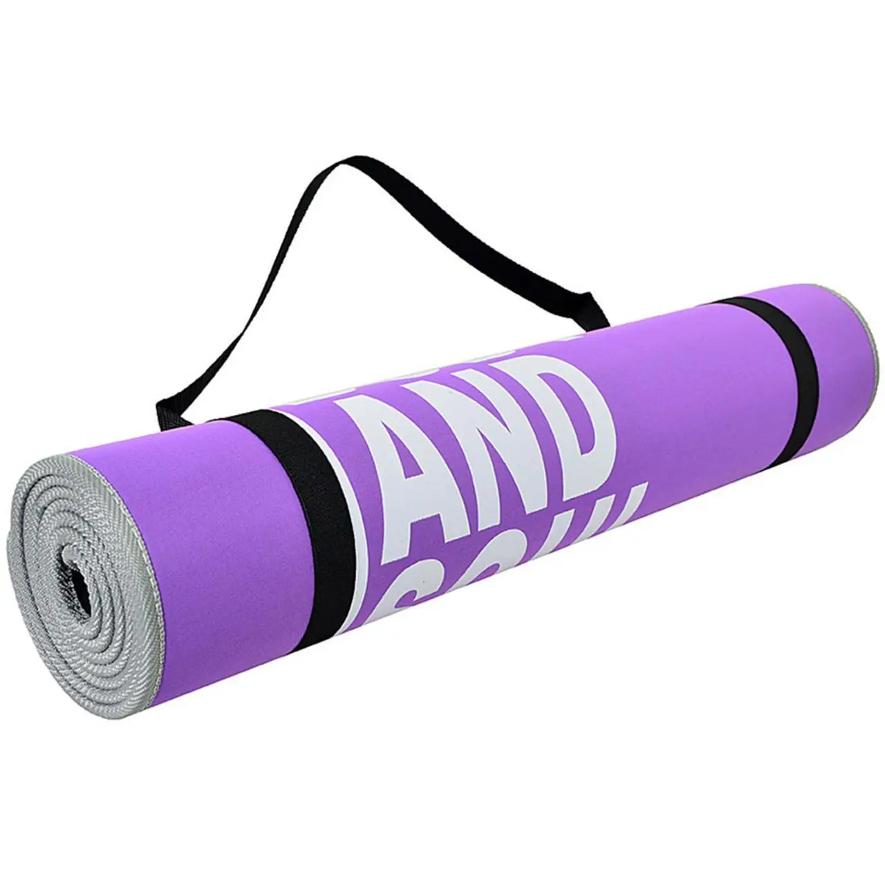 ND05_M0476 DK 705-N Mata do ćwiczeń Profit Body and Soul 180x60x0,6cm fioletowa DK 705-N
