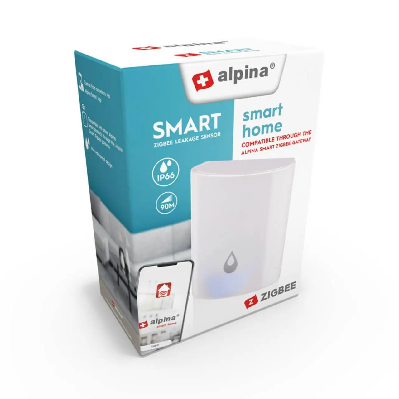 ND38_8711252265513 Alpina - Inteligentny czujnik zalania sieć Zigbee