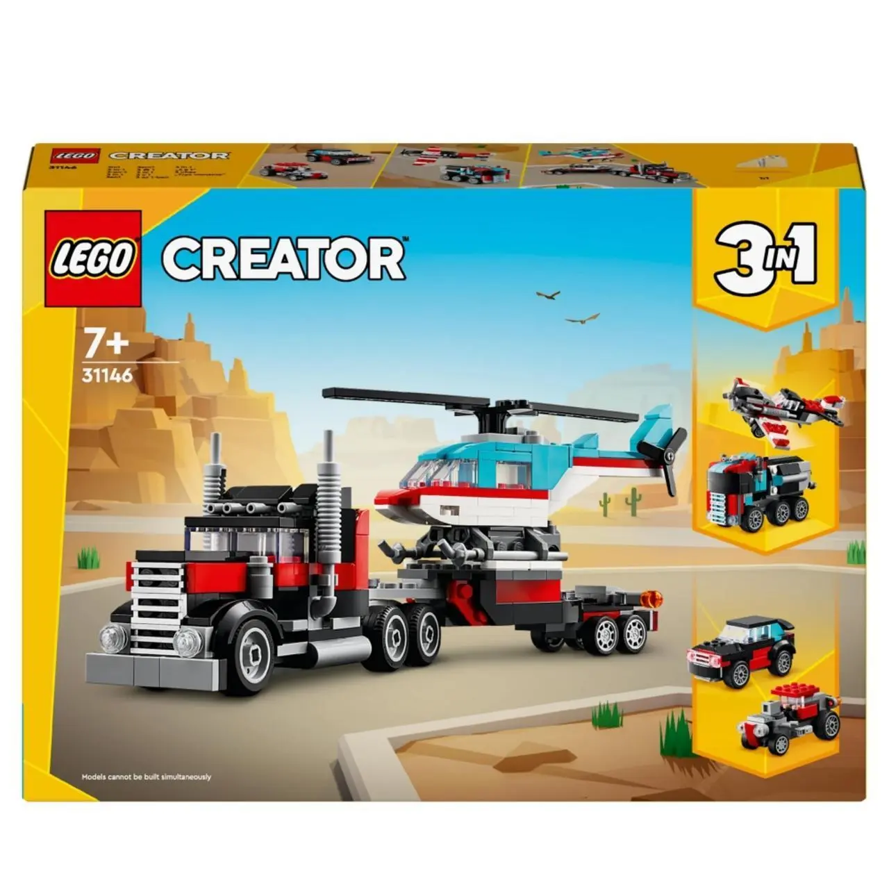 ND39_537594 KLOCKI KONSTR LEGO 31146 CREATOR 3W1 CIEZAROWK