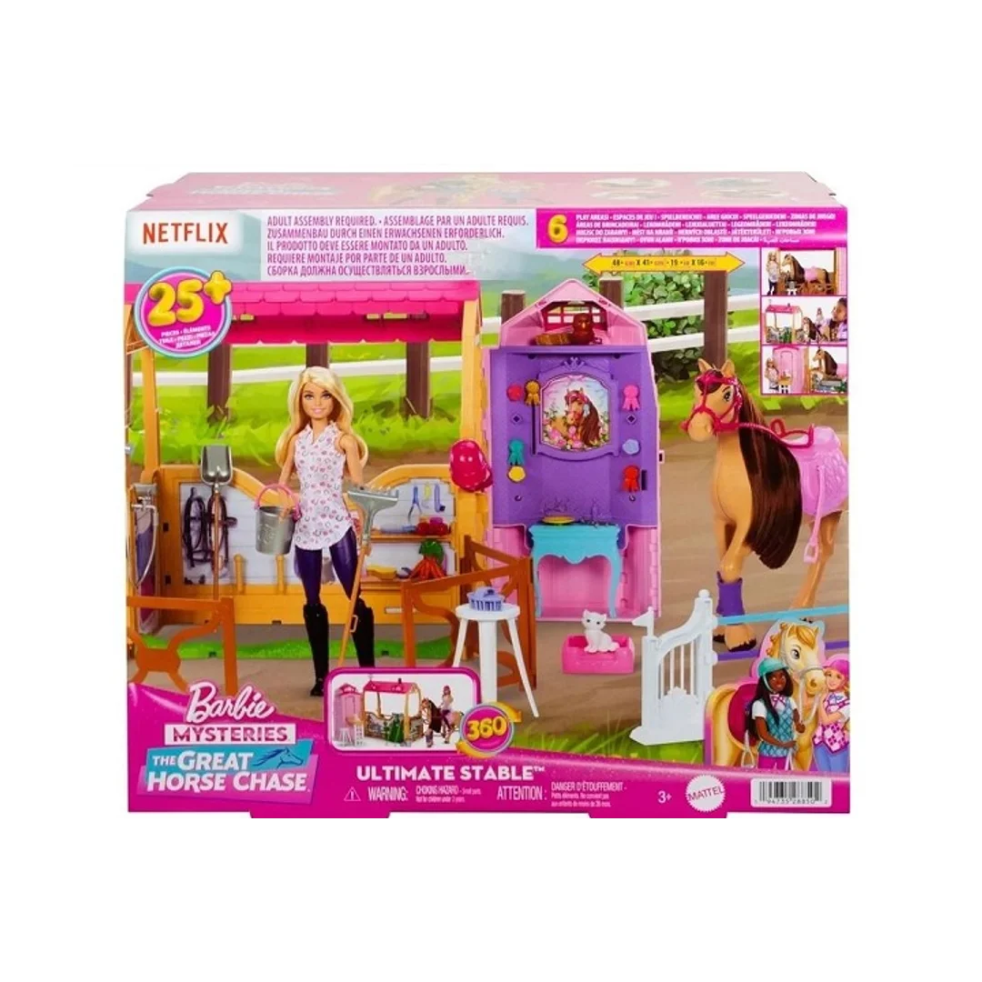 Barbie stadnina koni zestaw lalka