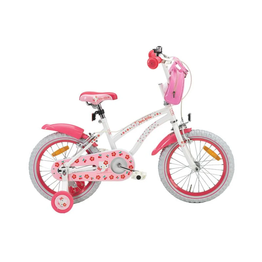 HELLO KITTY HLK-HK14B Rowerek dziecięcy CHERRY WHITE 14 bia