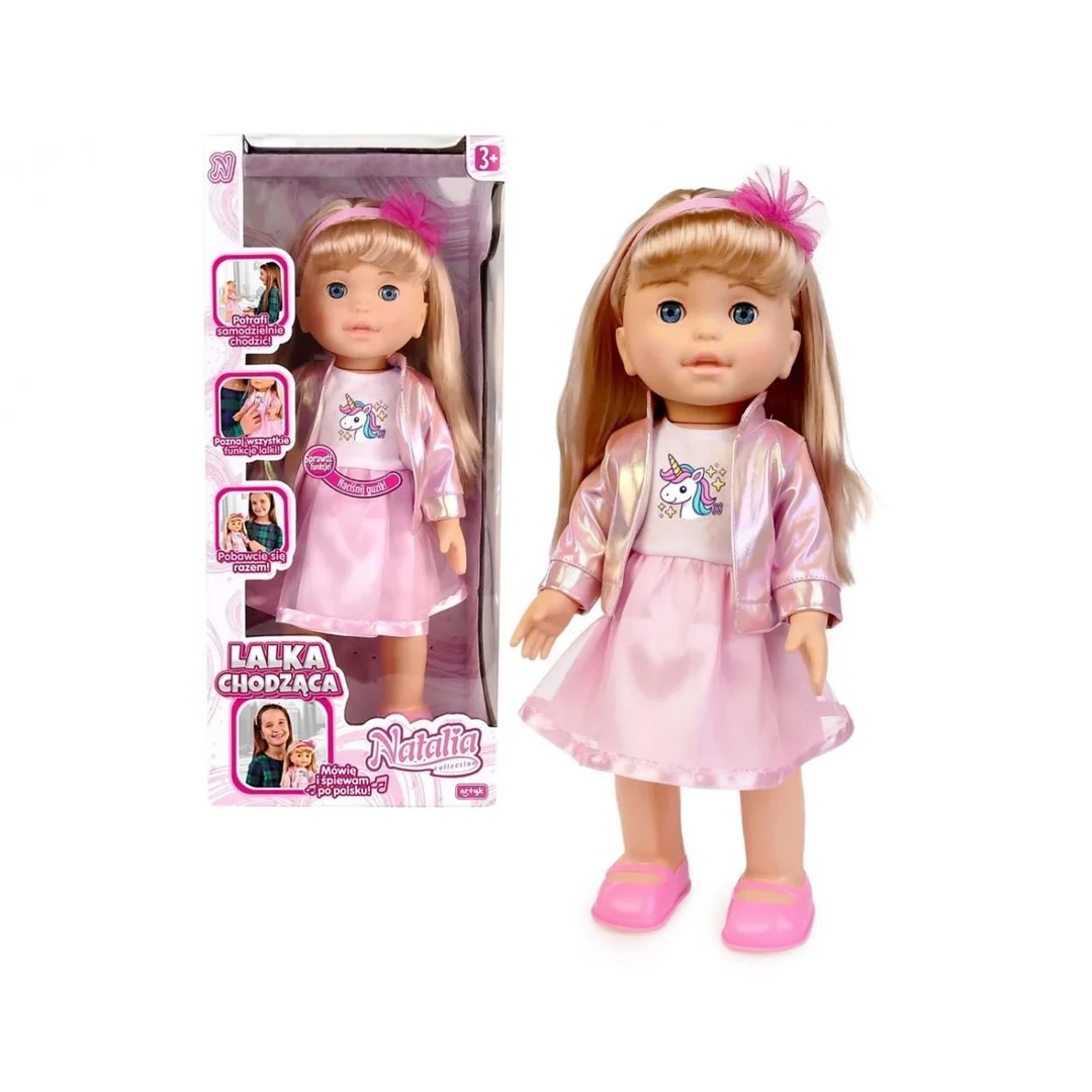 Lalka Natalia chodząca 40 cm z dźwiękiem