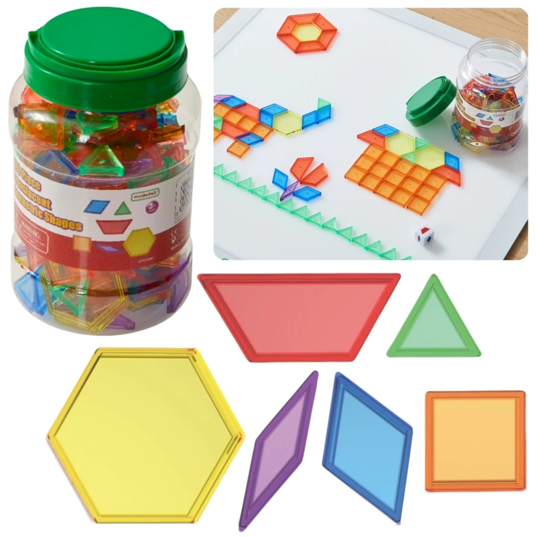 MASTERKIDZ Zestaw Klocki Montessori Tangram Mozaika