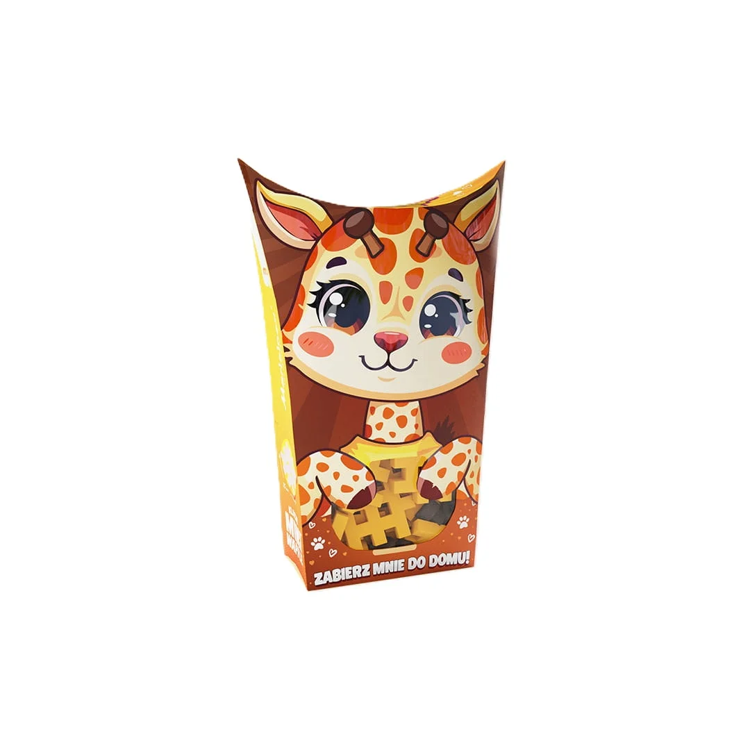 Klocki wafle mini PocketPets Żyrafa