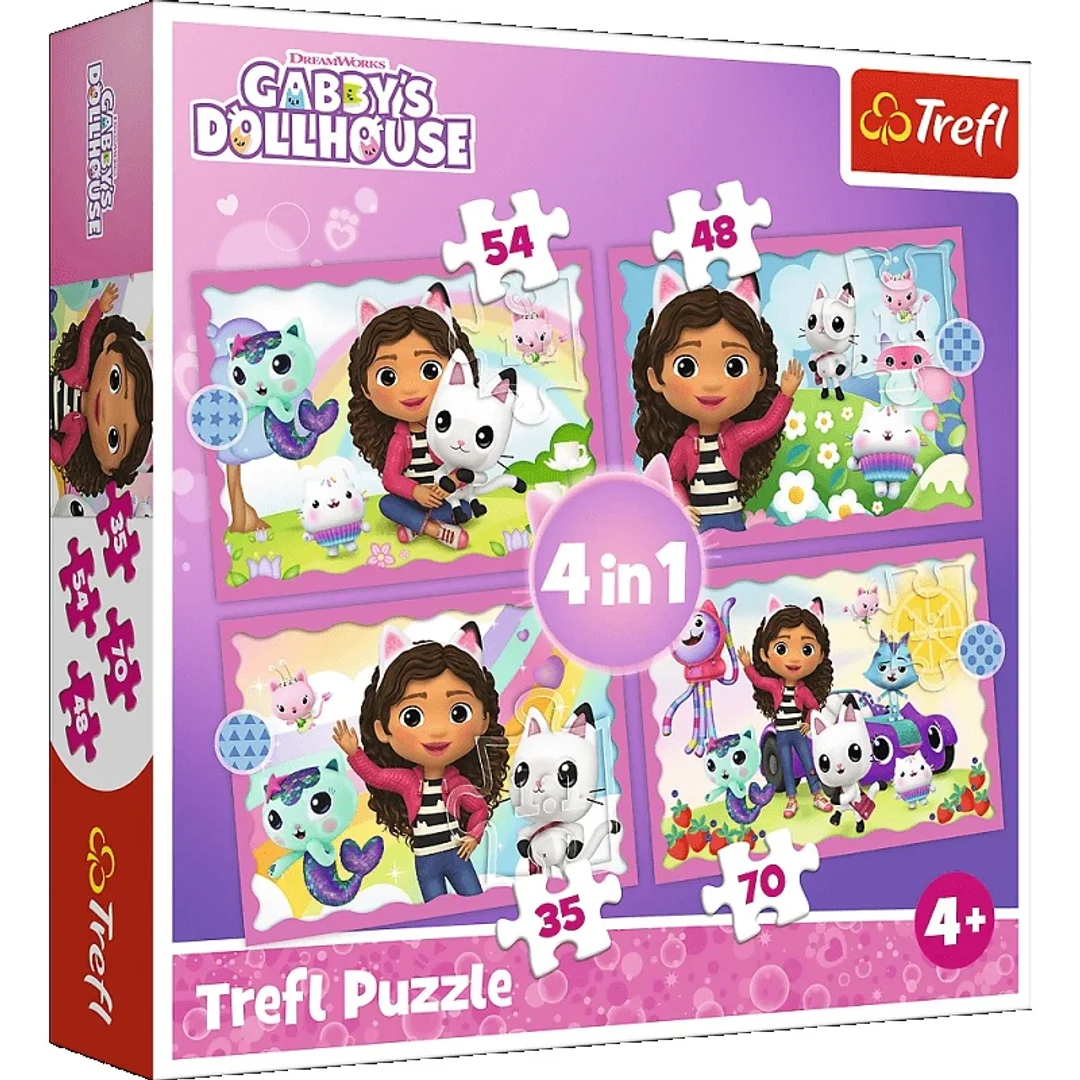 ND01_257280 PUZZLE 4w1 Gabby przygoda 34670