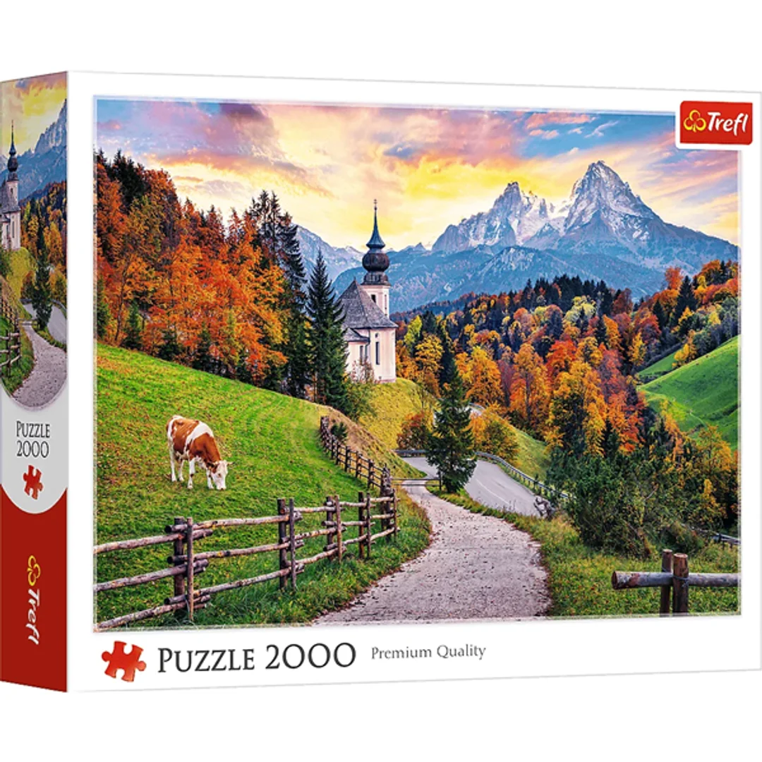 Puzzle Bawarskie Alpy jesienią