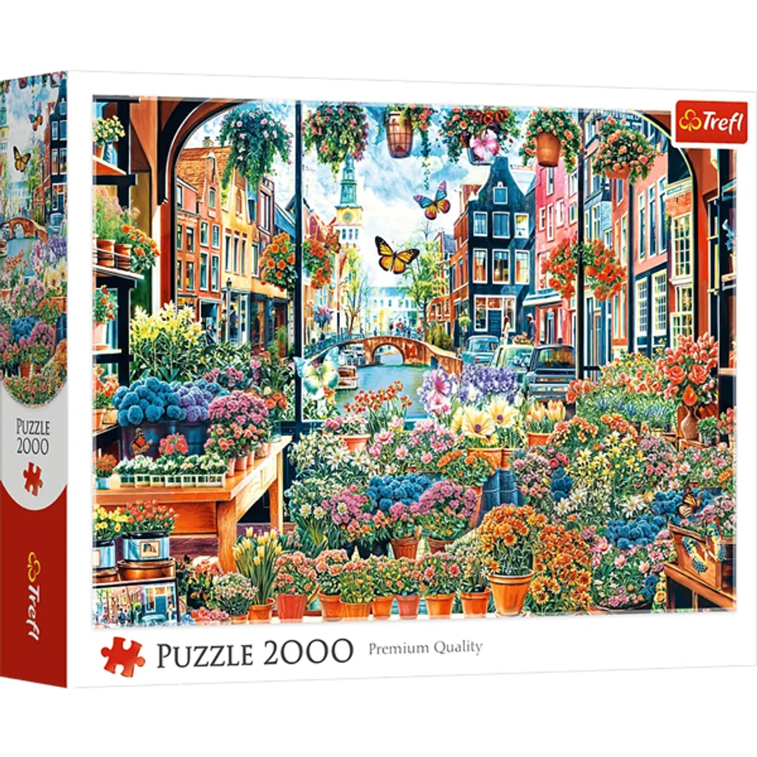 Puzzle Kwiaciarnia w Amsterdamie
