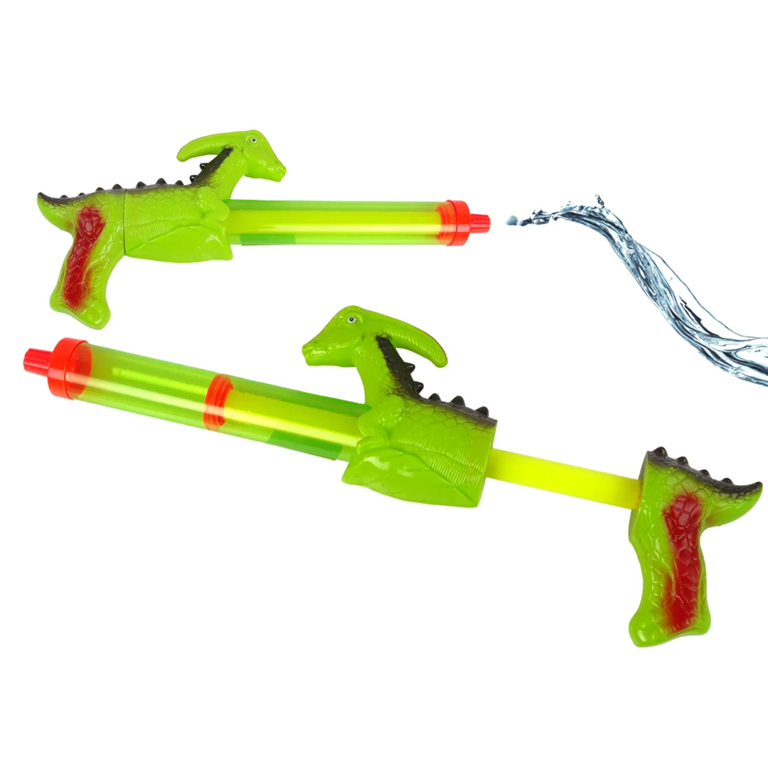 ND24_13361 Pistolet Na Wodę 40 cm Dinozaur Zielony Ogród Zabawka 5905323215634
