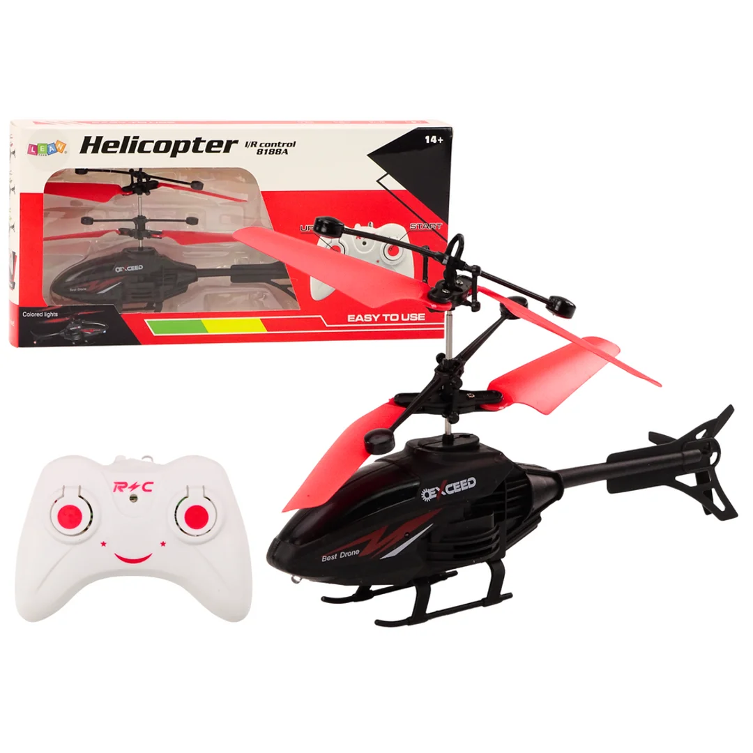 Helikopter Zdalnie Sterowany Żyroskop Czerwony
