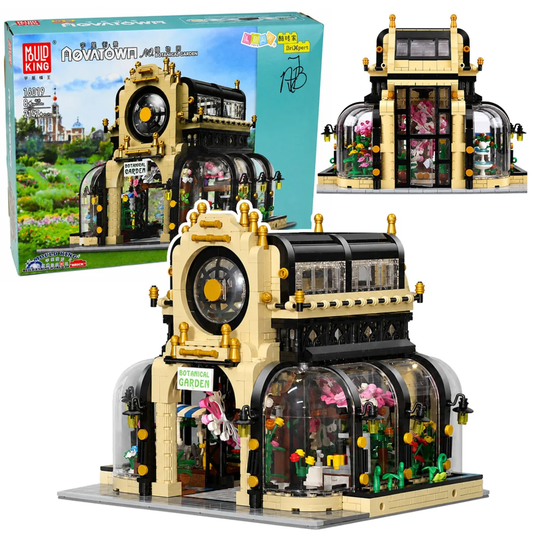 ND24_31233 Klocki Konstrukcyjne Ogród Botaniczny Oranżeria Światło LED 2147 el. 5907990201927