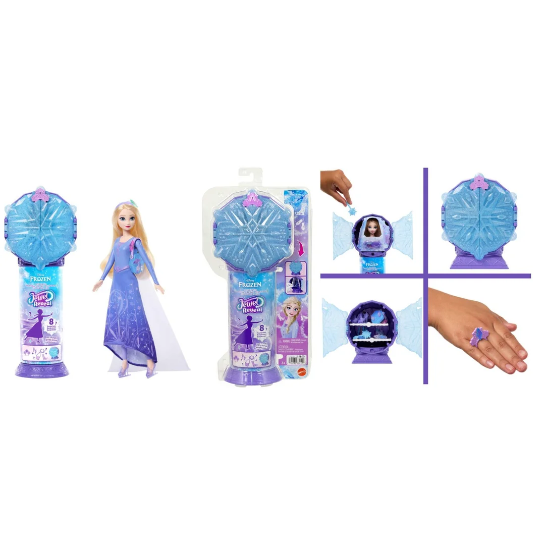 Lalka Elsa Frozen Jewel Reveal z akcesoriami