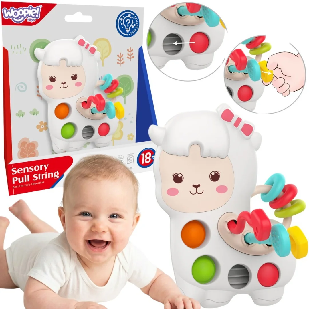 WOOPIE BABY Zabawka Sensoryczna Manipulacyjna Montessori Lama