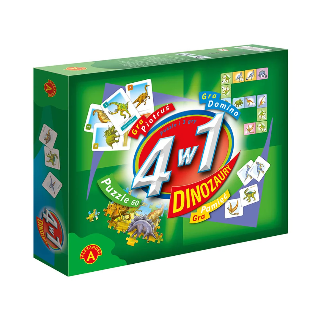 gry puzzle dinozaury