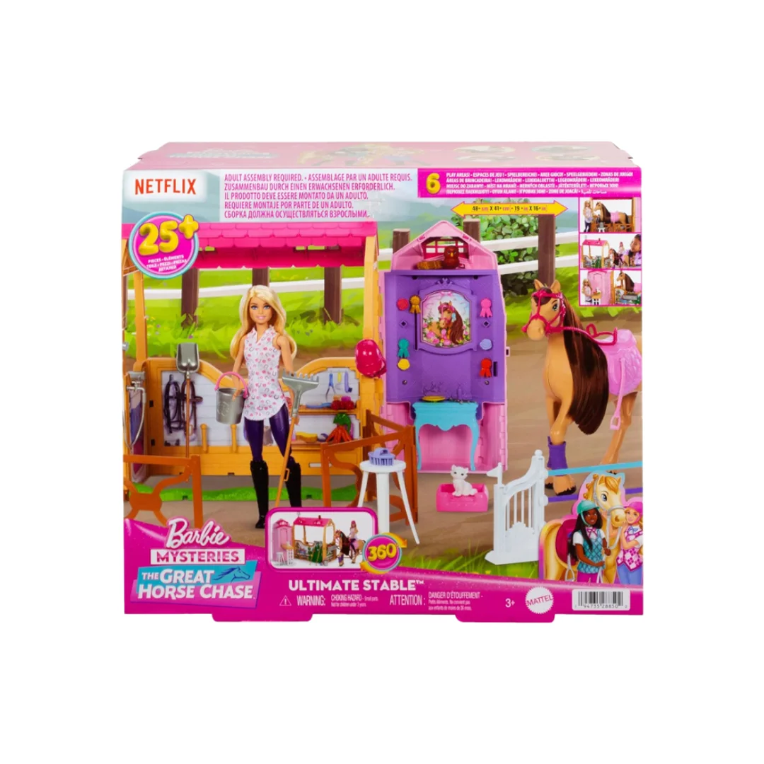 Barbie stadnina koni zestaw lalka