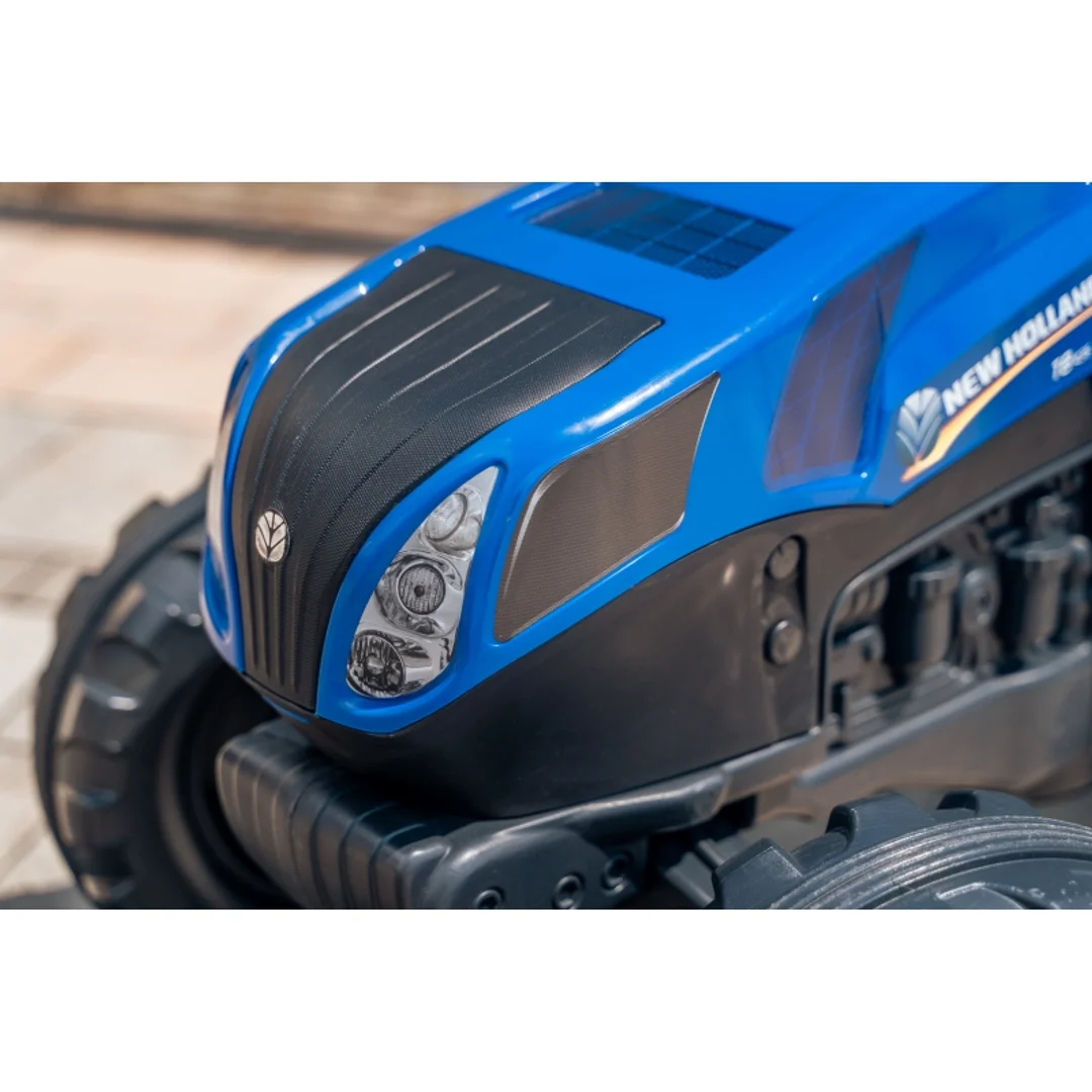 FALK Traktor na Pedały New Holland Duży z Przyczepką od