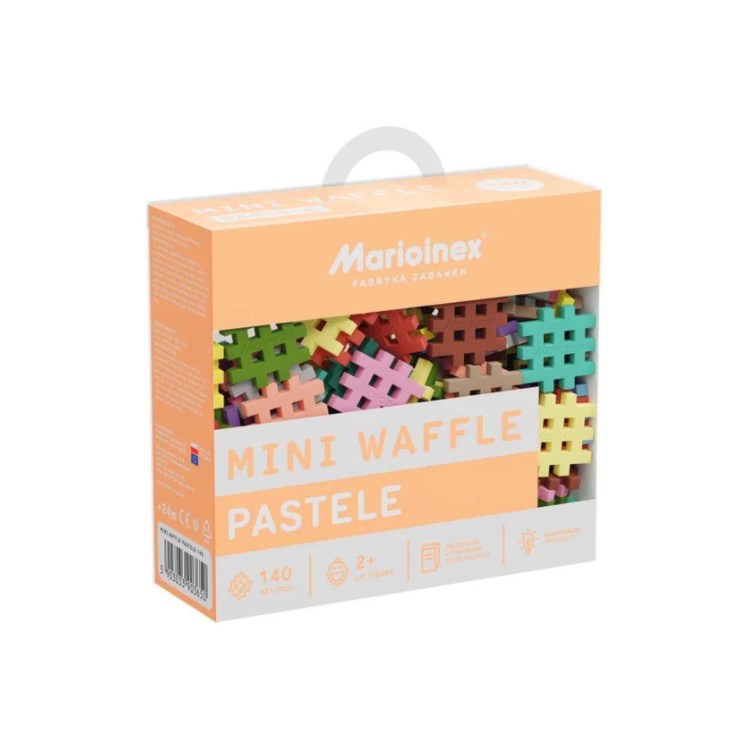 Klocki wafle mini pastel