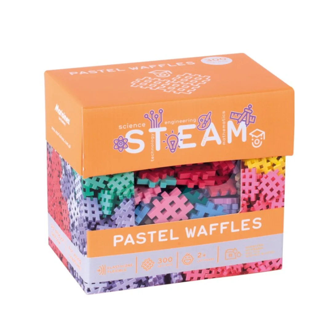 Klocki wafle mini pastel