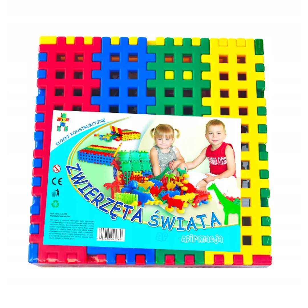Klocki zwierzęta świata