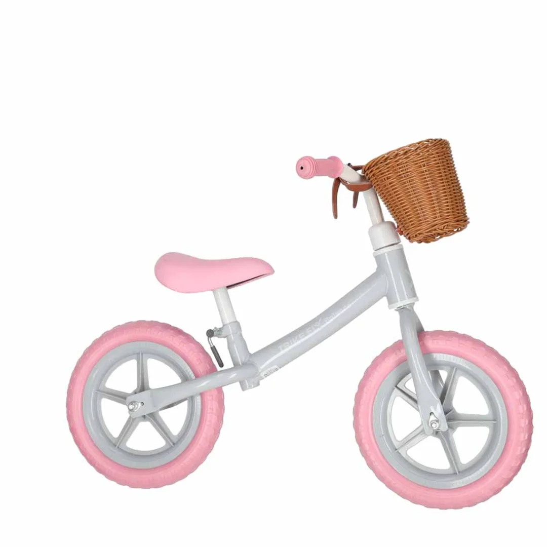 biegowy Trike Fix Balance z koszykiem różowy