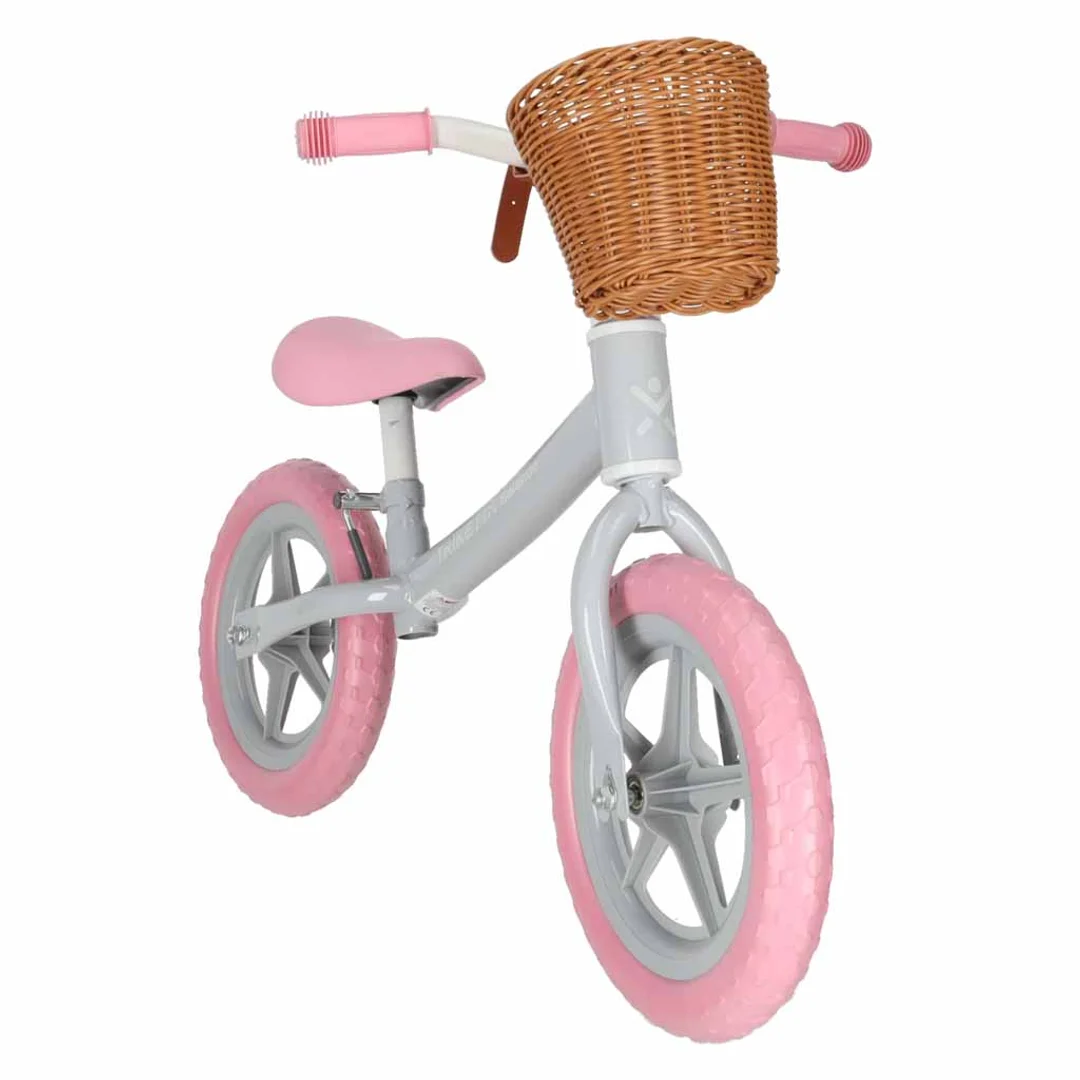 biegowy Trike Fix Balance z koszykiem różowy