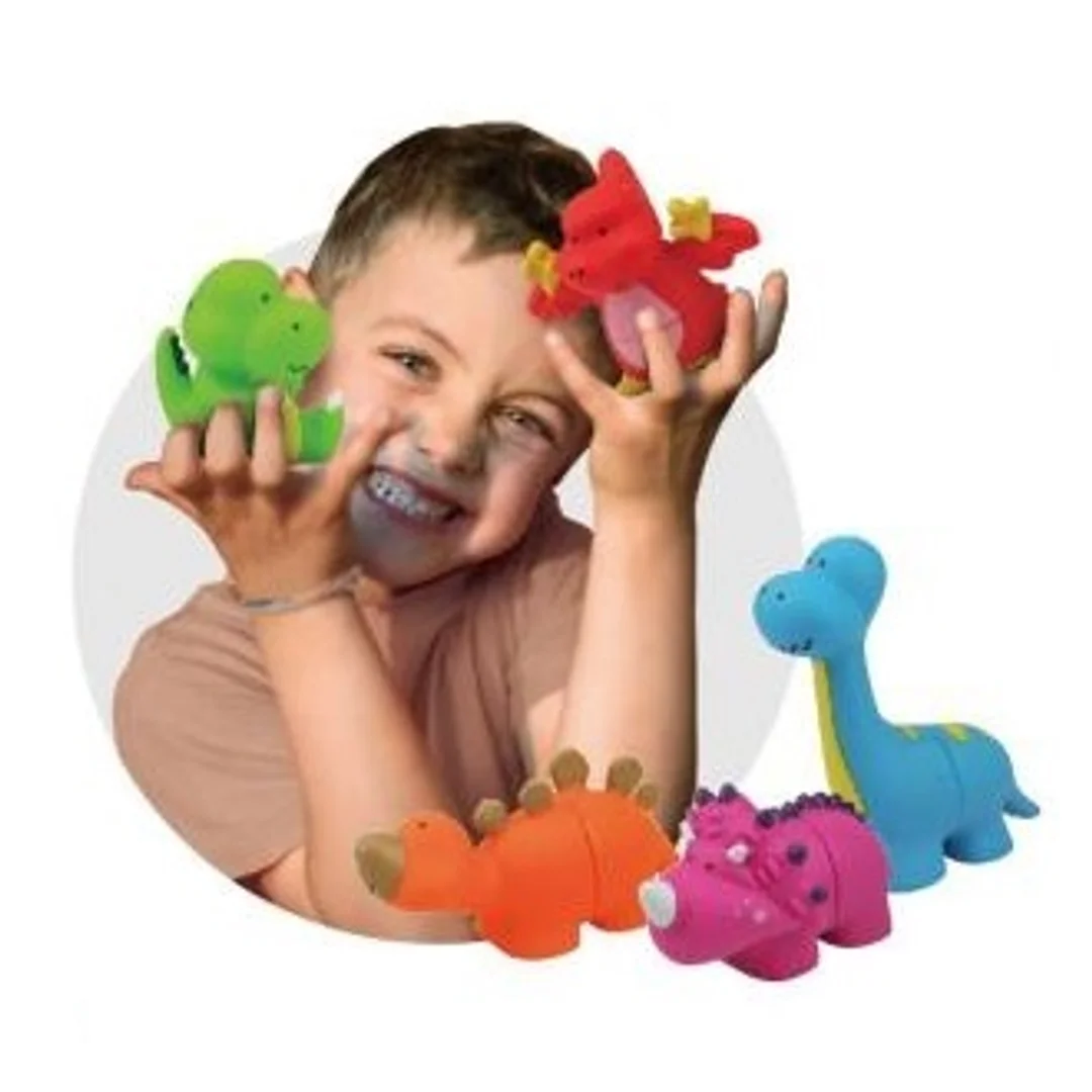 DB Klocki Popboblocs dinozaur pomarańczowy