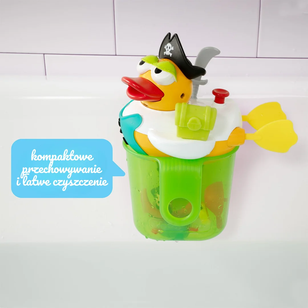 Zabawka do kapięli kaczka pirat