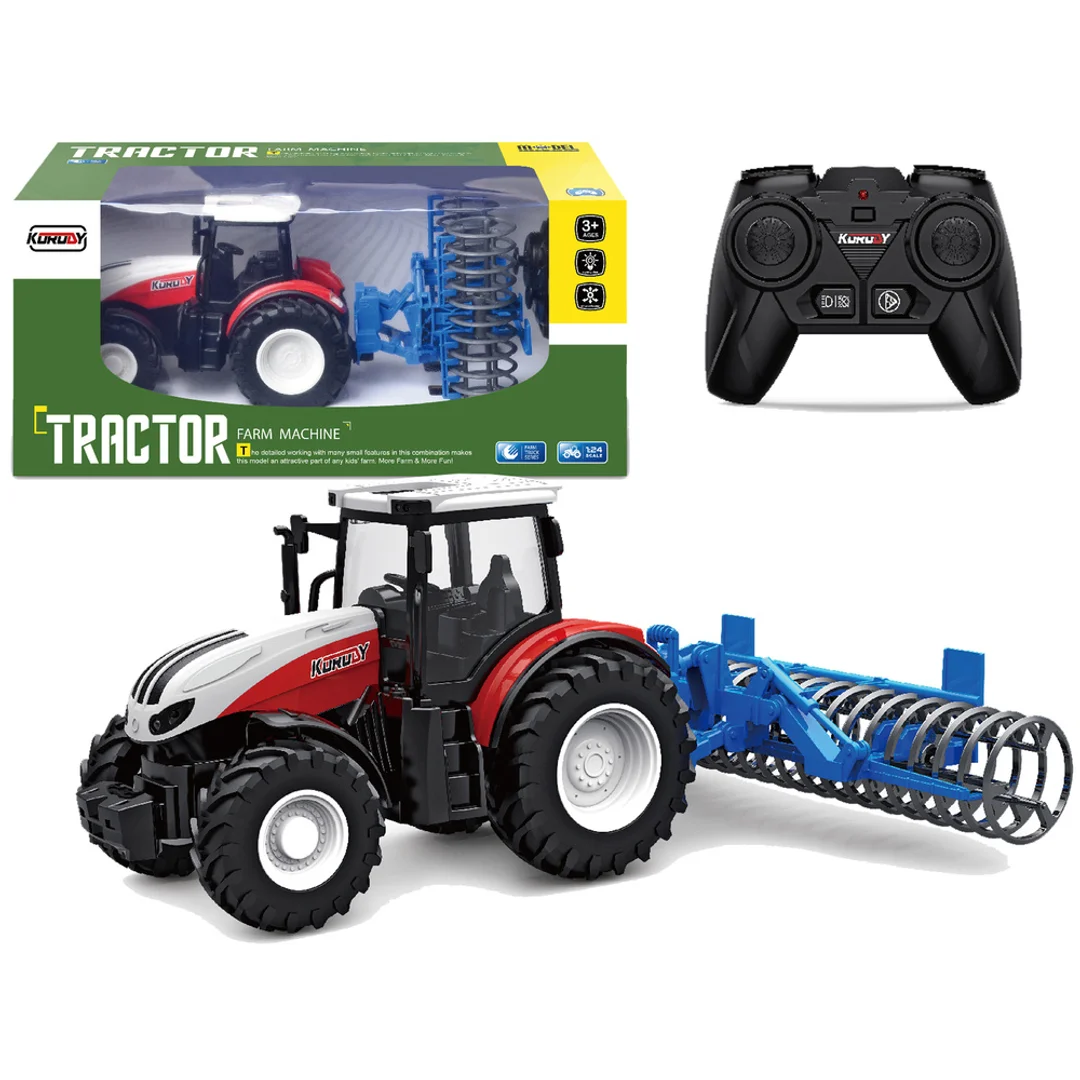 Traktor Zdalnie Sterowany Wał Gumowe Koła
