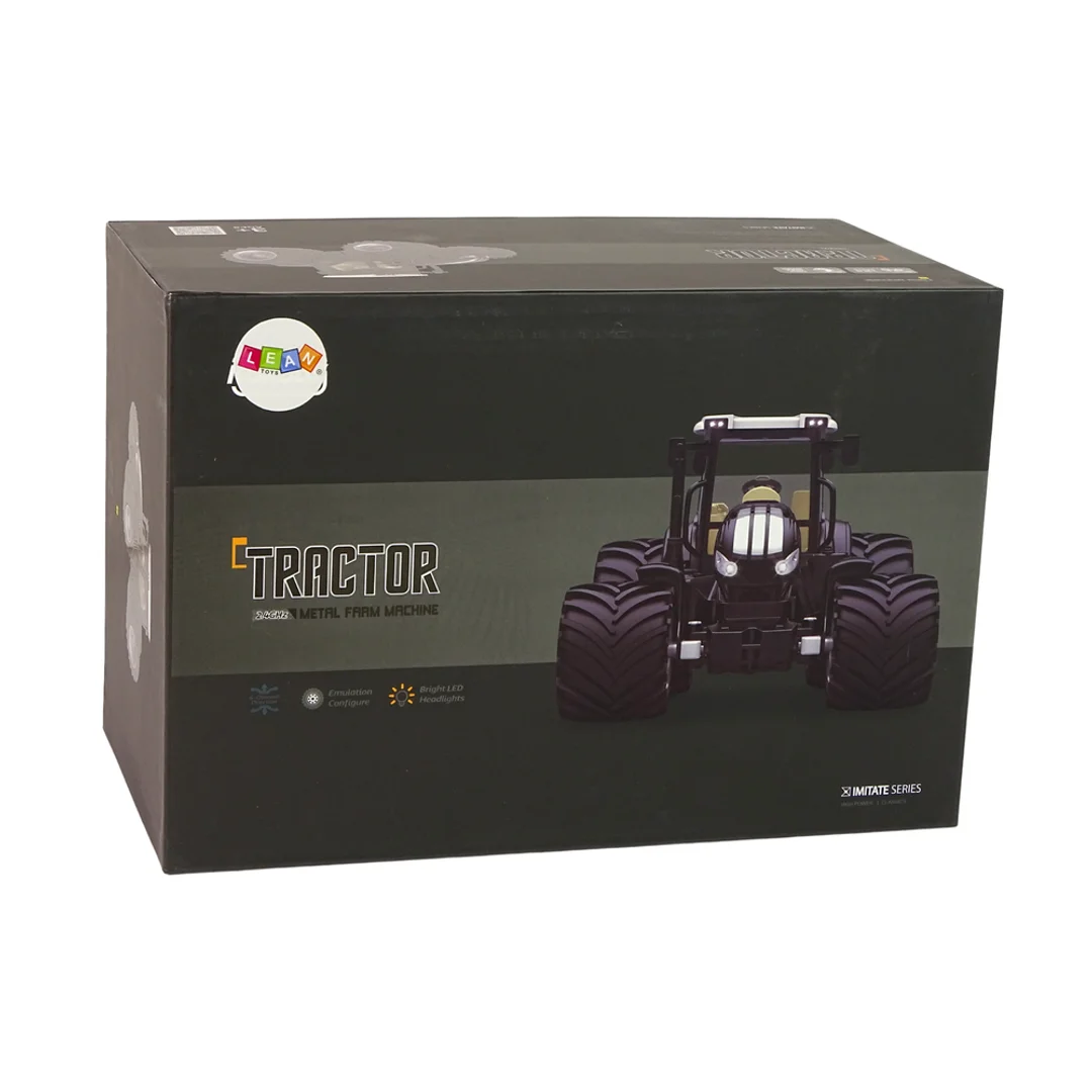 Traktor Zdalnie Sterowany C Czarny Metal
