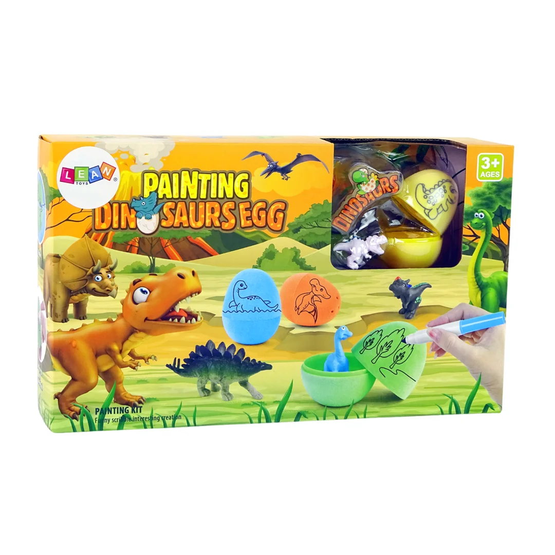 Zestaw DIY Malowanie Jaj Dinozaury - zdjęcie 2