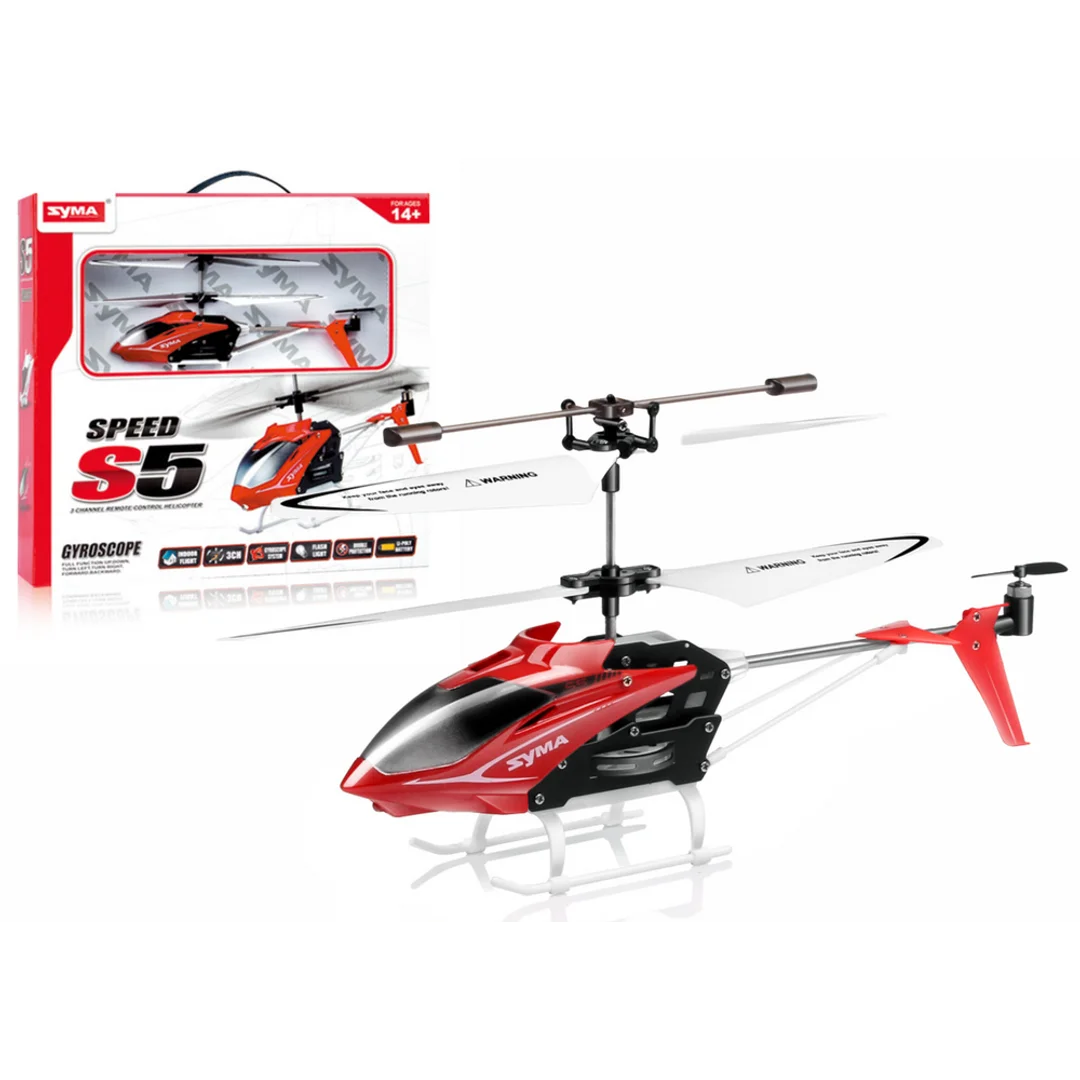 Zdalnie Sterowany Helikopter SYMA Czerwony