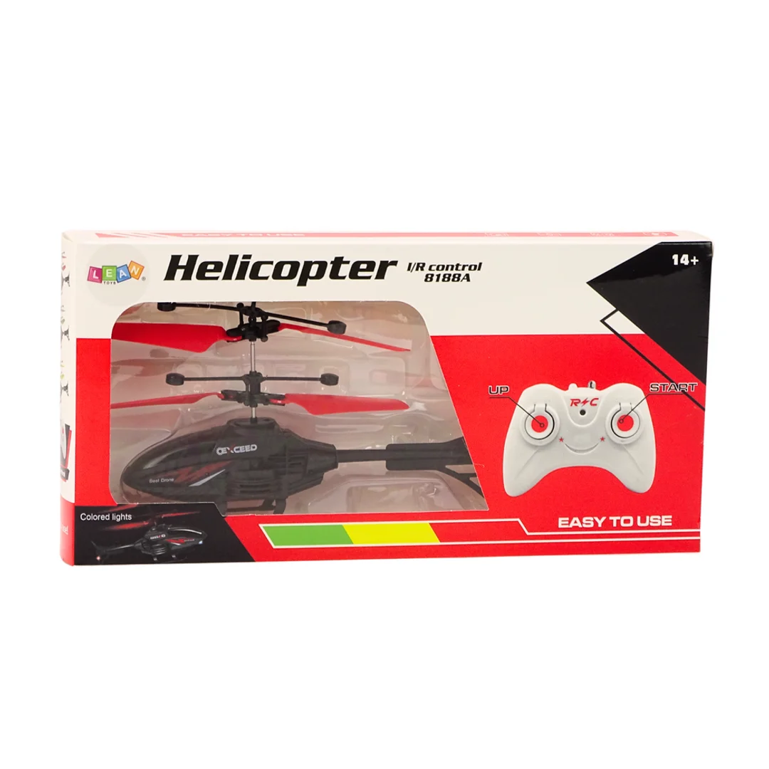 Helikopter Zdalnie Sterowany Żyroskop Czerwony